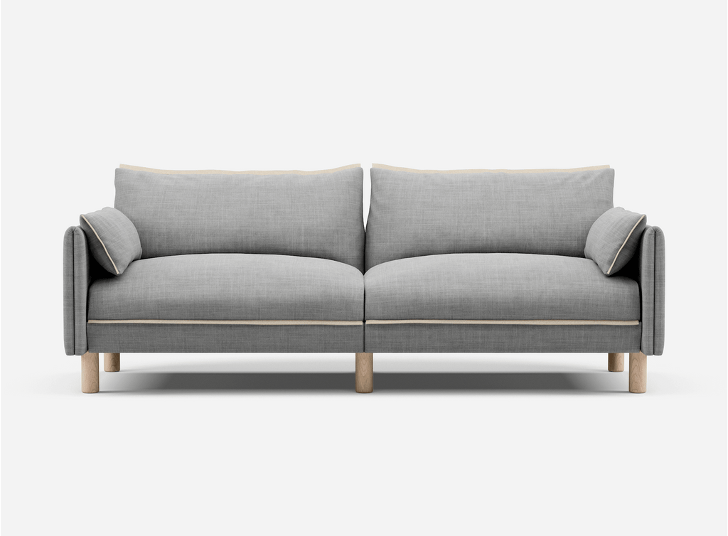 3 Seater Sofa | Weave Light Grey