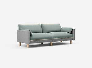 3 Seater Sofa | Weave Light Grey