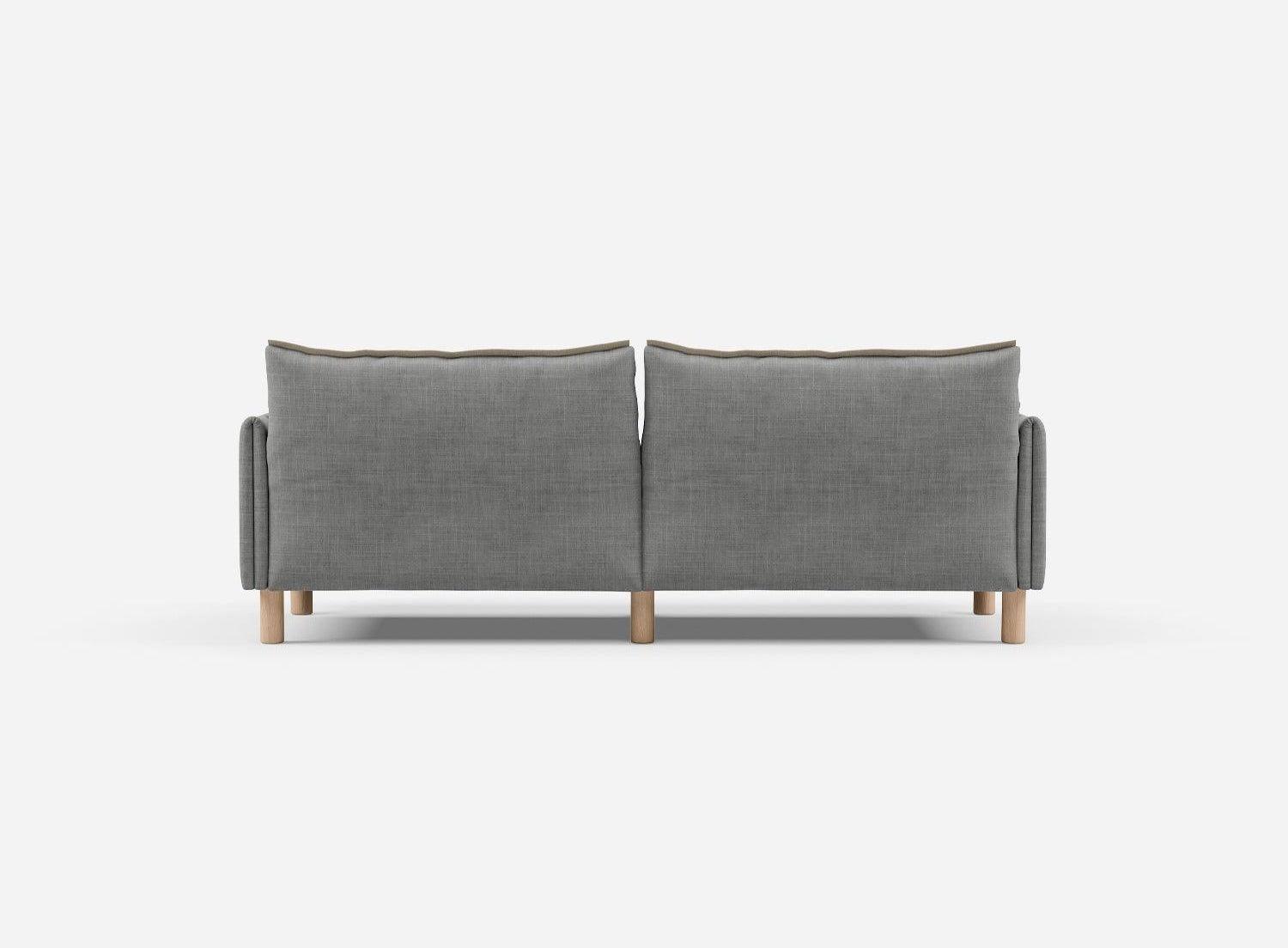 3 Seater Sofa | Weave Light Grey